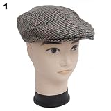 Mens Tweed Flat Cap with 50% Wool (New designs)