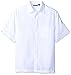 Cubavera Men's Big and Tall Floral Jacquard Woven Shirt