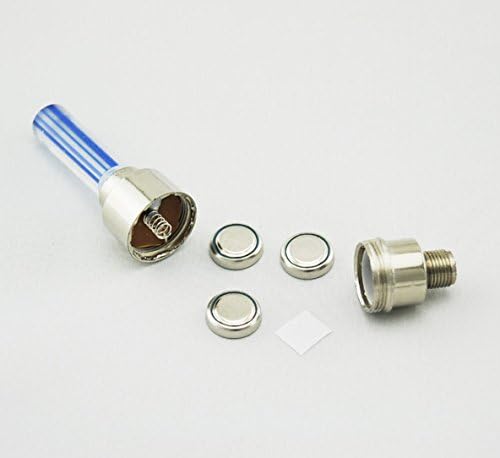 AOLSZ 4pcs LED Valve Cap Light Stem Lamp Head Tyre Light Flash Tire Bike Wheel Lights for Bicycle Automotive (Blue)