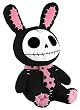 Furry Bones - Plush Black Bunny - 12.0" Height