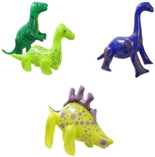 Colorful Inflatable Dinosaurs ~ Set of 4