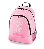 FunkyFilly® Girls Pony 'Sparkly Horse Head' School Backpack Pink with Padded back panel, internal organiser section, haul handle, side mesh pocket for bottle, iPod/MP3 compatible including headphone port, size 30 x 42 x 20 cm