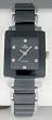 Oniss Women's Caprice II Black Ceramic Watch w/ SS trim on603-l-blk