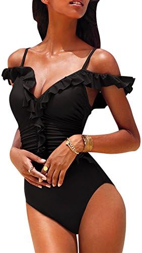Womens Halter piece Hot body swimsuit Neck top