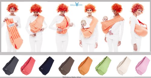 Wallaboo - 03101806 - Baby Sling - Coton - Bleu (True Blue)