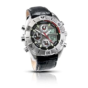 Sekonda Men's Chronograph Watch 3261.22 With Black Leather Strap