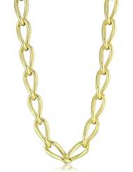 1AR by UnoAerre 18KT Gold Plated Large Anchor Link Necklace