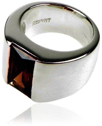 Esprit Damen-Ring 925 Sterling-silber mit braun Zirkonia Gr. 17.2(54) ESRG-90629.B.17 Preisvergleich