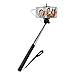 SizzleShotTM Selfie Stick monopod. Plug and shoot. Quick, simple and reliable. Just insert the wire plug into your cell's headphone jack and take pictures with the remote shutter control on the handle. No recharging or pairing required. Adapter mount for cell phone or camera. Take the best photos and videos with your Apple iPhone 6, 5 or 4, Samsung Galaxy 5 or 4 and other Android phones. Beautifully packaged for retail display or gifts. Great support from US company. Satisfaction guaranteed.