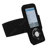 U-bop SportsGRIP Armband Holder | Apple iPod Nano 5th Generation | Shoots Video (Black)
