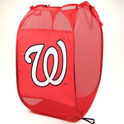 Buy WASHINGTON NATIONALS PORTABLE POP UP LAUNDRY HAMPER by Forever Collectibles