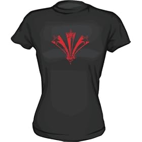 Distressed Stars 70's Style LOGO Women's Tee Shirt in 6 Colors Small thru XXL