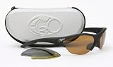 H3O Storm Angler Fishing Sunglasses with 3 Replaceable Polarized Lenses