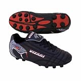 Vizari Snake Soccer Cleats BLACK/SILVER/RED 9 YOUTH