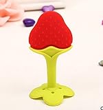 ベビーマッサージおしゃぶりのための歯が生えるおもちゃ - ストロベリー