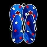 SWITCHABLES STAINED GLASS NIGHT LIGHT COVER - FLIP FLPOS WITH STARS - SW036