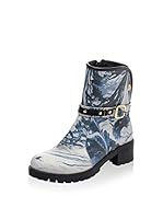 Isabelle Jaquelin Botas moteras Marb (Azul / Crudo)