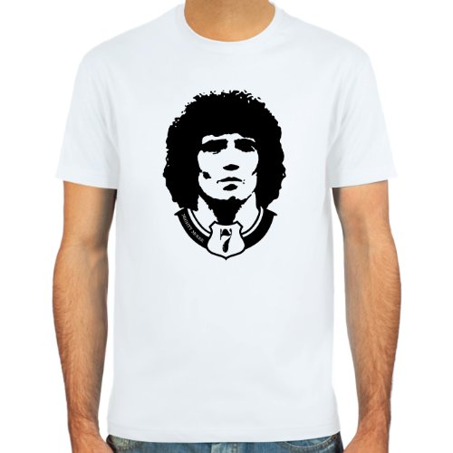 T-Shirt Kevin Keegan ::: Farbauswahl: skyblue, sand, weiß oder deepred ::: Größen: S-XL ::: Fußball-Kult