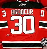 Martin Brodeur Signed New Jersey Devils Red Reebok Premier Jersey