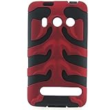 BLACK SKIN with RED Crystal Hard Design Fish BONE SERIES Faceplate Cover Sl ....