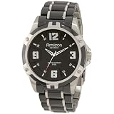 Armitron Men's 204718BKBK Black Ceramic Stainless Steel Black Ceramic Bracelet Watch
