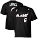 Miami El Heat Lebron James Adidas Latin Nights T Shirt