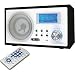 CTA Desktop Style Wi-Fi Internet Radio - Black\ Silver (MI-IR101)