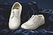 Boy's Patent Leather Square Toe Dress Shoes in White