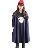 (リアンジュ・アイ)Liange・ai レディース マタニティ 妊婦服 ワンピース 産前 産後 秋 冬 長袖 5サイズ ダークブルー (XL)