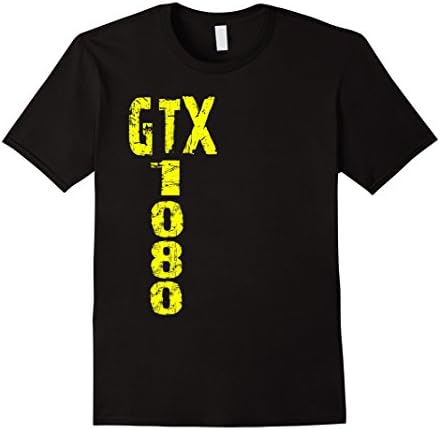 Men's GTX 1080 Tshirt Large Black