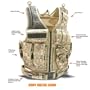 UTG Airsoft Deluxe Tactical Vest Army Digital Camo 547RT