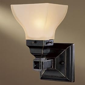 Minka 5821-37B Savoy 1 Light Bar Bath, Restoration Bronze by Minka