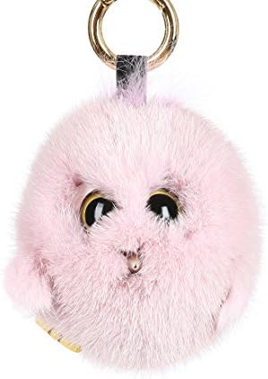 Fashion Key Chain,Angry Bird,Light pink, Bag charms, designed by Ella Liu
