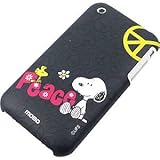 Apple iPhone 3G / 3GS Single/1 Piece SNOOPY Peace Hard Case/Cover/Faceplate/Snap On/Housing/Protector