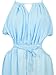 Choies Women's Blue Cut Away Open Waist Split Holiday Beach Maxi Sundress
