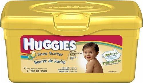 Huggies Baby Wipe Tubs Shea Butter