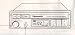Panasonic Digital AM/FM Car Stereo Reciever (CR-150EU) - Black Color
