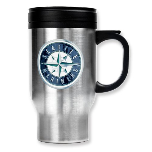 Seattle Mariners 16oz Stainless Steel Travel Mug