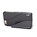iPhone 6 Case - Exact Apple iPhone 6 4.7 Case [SWITCH Series] - Convertible Integrated Stand Cover Case for Apple iPhone 6 Air (4.7-inch) Black