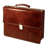 Jack Georges Sienna Double Gusset Flap Over