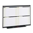 Quartet Prestige Total Erase Dry-Erase Four-Month Calendar, 3 x 2 Feet, Graphite Frame (4MCP23)