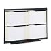 Quartet Prestige Total Erase Dry-Erase Four-Month Calendar, 3 x 2 Feet, Graphite Frame (4MCP23)