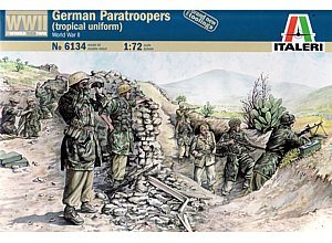 1/72 WWII German Paratroopers (Tropical Uniform) 1/72 WWII German Paratroopers (Tropical Uniform)