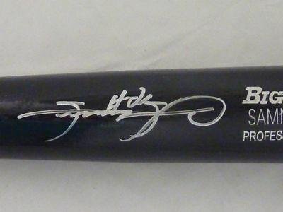 Sammy Sosa Signed Baseball Bat PSA COA Chicago Cubs - Autographed MLB Bats