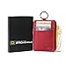 RFID Slim ID Wallet Card Holder - Key Ring Front Pocket Wallet with Coin Zipper