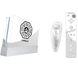 Wii 表面保護シール ニンテンドーWii 本体用シールとコントローラー用シール ≪ホワイトマーク≫