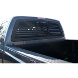 Mach-Speed 32002 Ford F250 - F350 - F450 - F550 - F650 ABS Rear Window Louver -... 