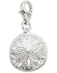 Rembrandt Charms Sand Dollar Charm with Lobster Clasp