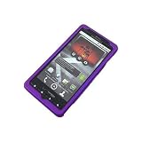 Premium Rubberized Hard Snap-on Case Cover for Motorola Droid X - Purple, Verizon