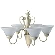 Kichler Legends of Atlantis 5 Light Chandelier- Taupe